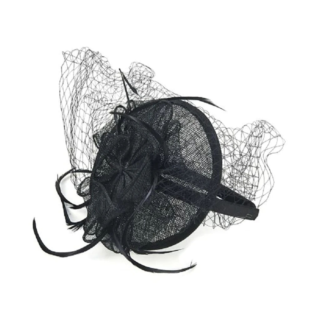 Ruby Rocks Saretta Fascinator - Black