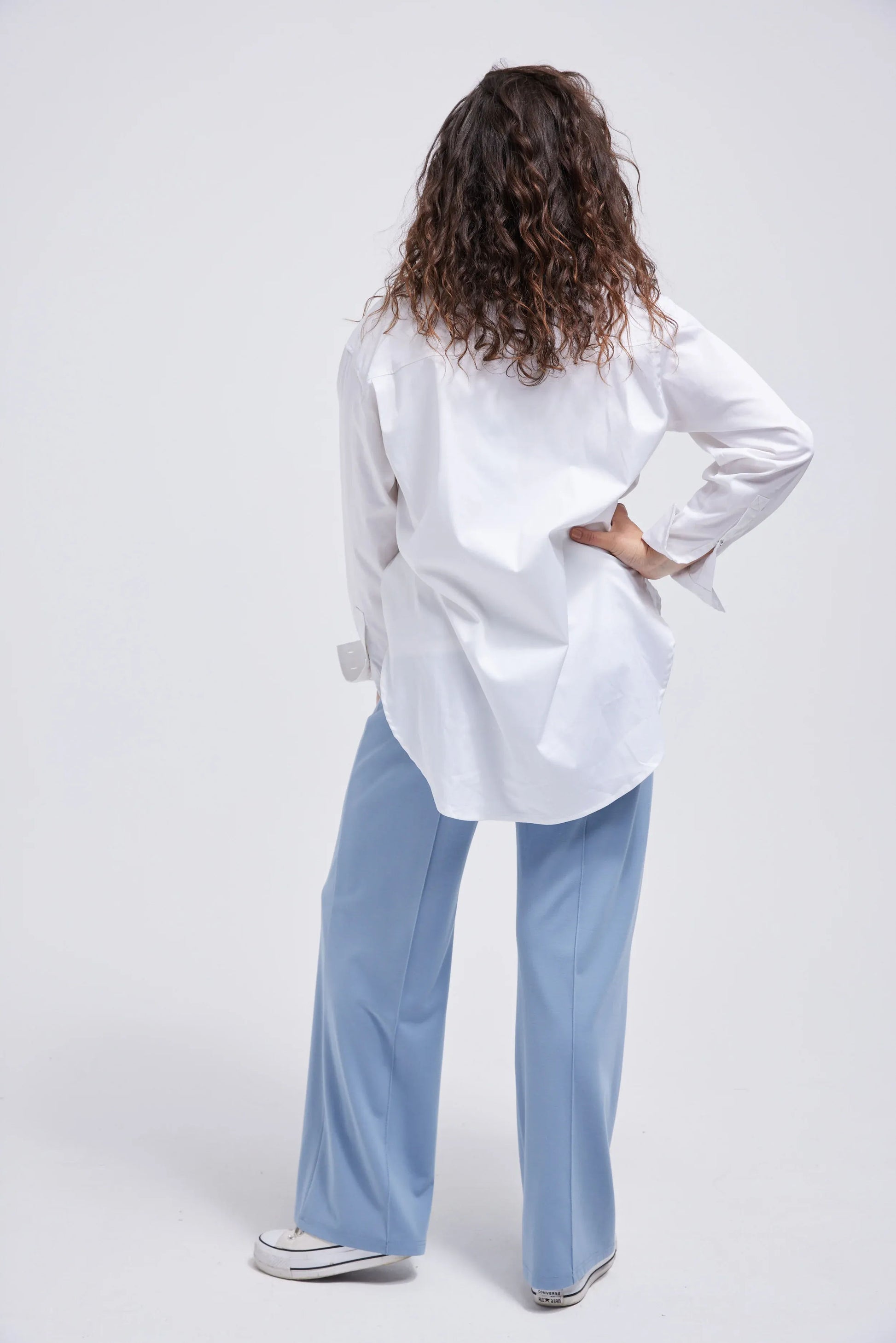 Women's Wide Leg Jersey Trouser