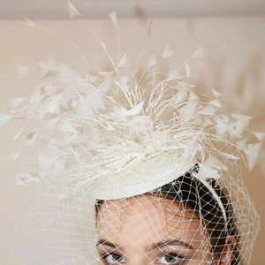 Ruby Rocks Trini Fascinator - Cream