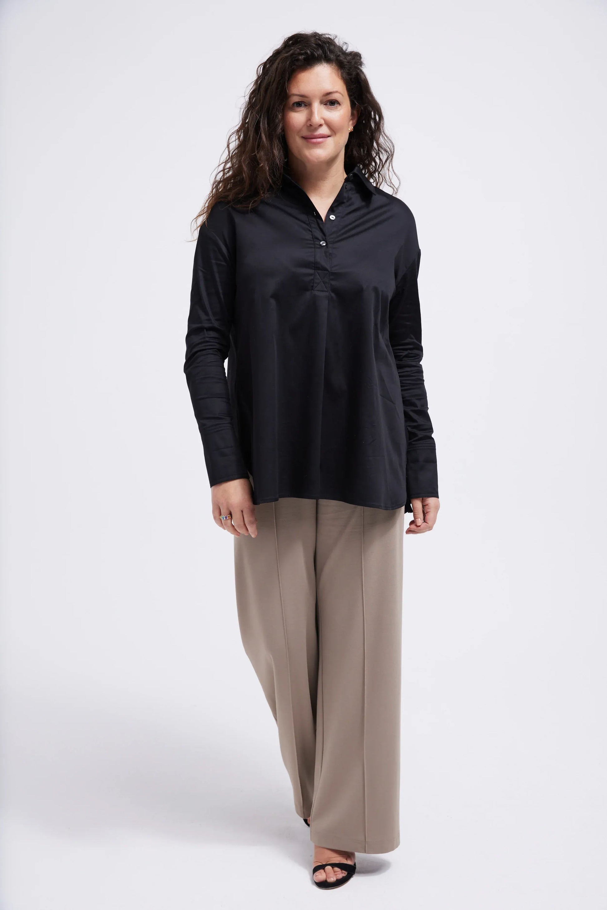 Women's Wide Leg Jersey Trouser