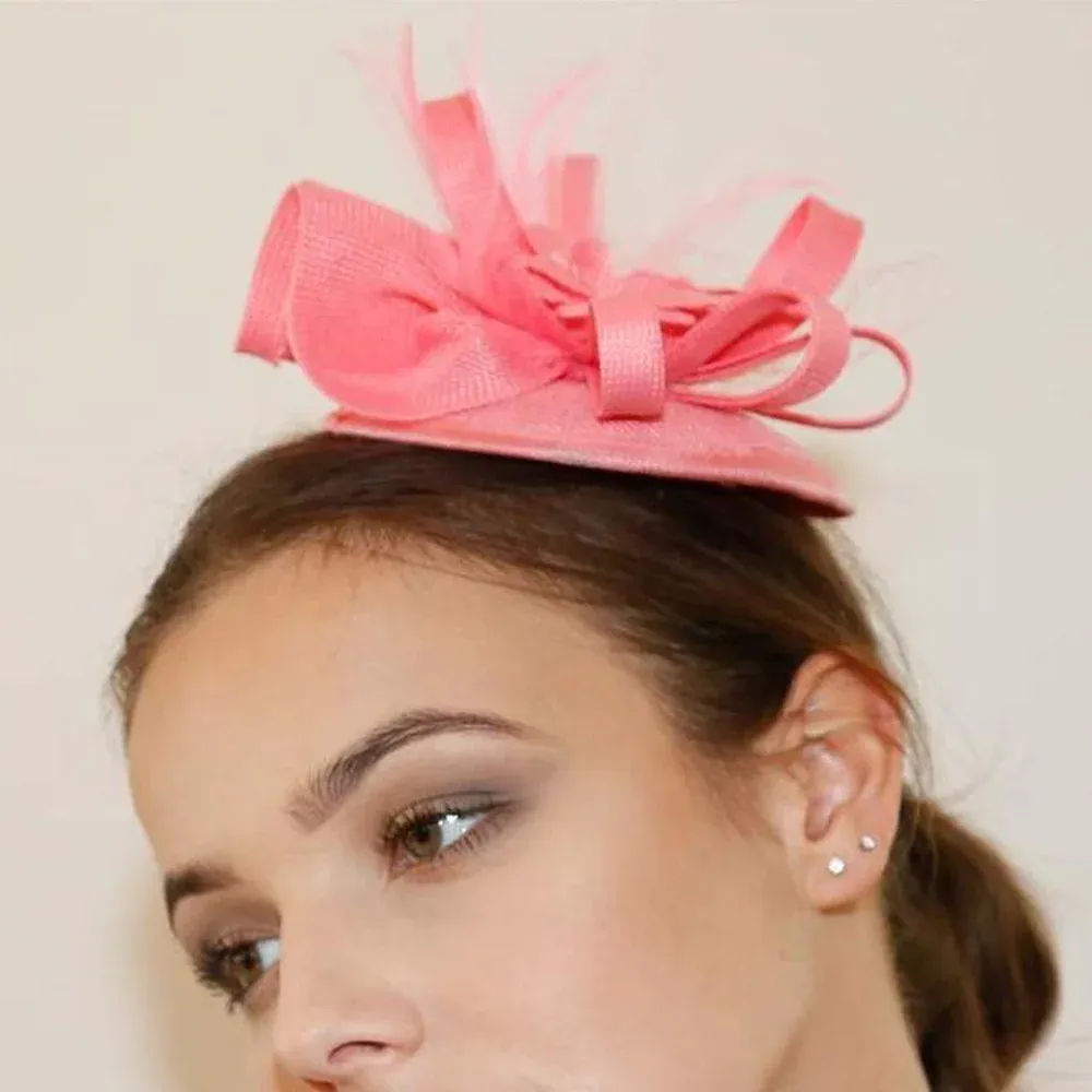 Ruby Rocks Jacinta Fascinator - Pink