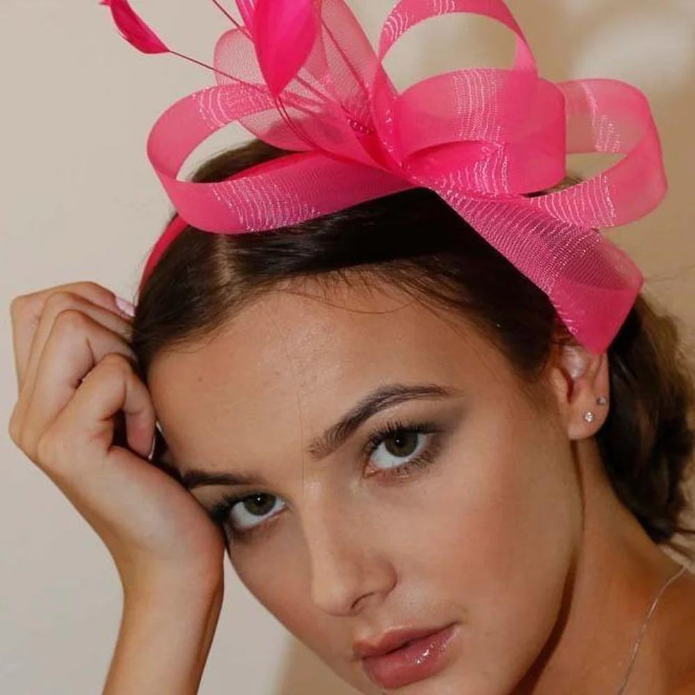 Ruby Rocks Ramira Fascinator - Fuchia