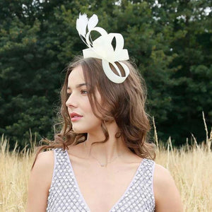 Ruby Rocks Ramona Fascinator - Beige