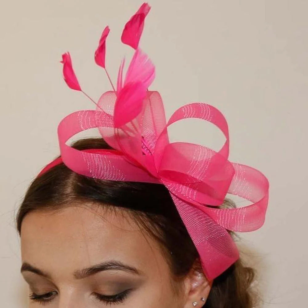 Ruby Rocks Ramira Fascinator - Fuchia