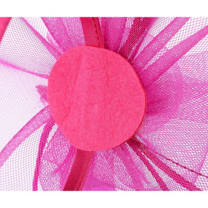 Ruby Rocks Marianna Fascinator - Magenta