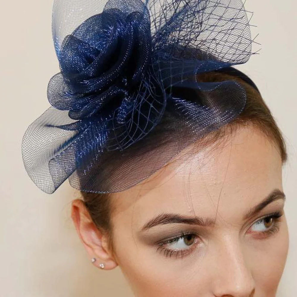 Ruby Rocks Solana Fascinator - Blue