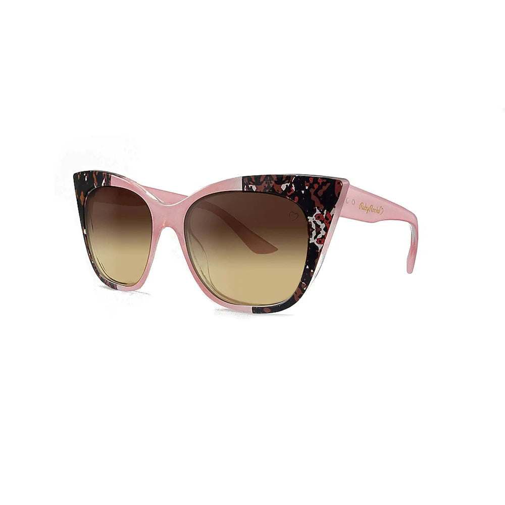 Ruby Rocks Animal Tip 'Gozo' Cateye Sunglasses In Pink