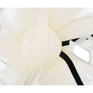 Ruby Rocks DAISYLEE Fascinator - Beige & Black