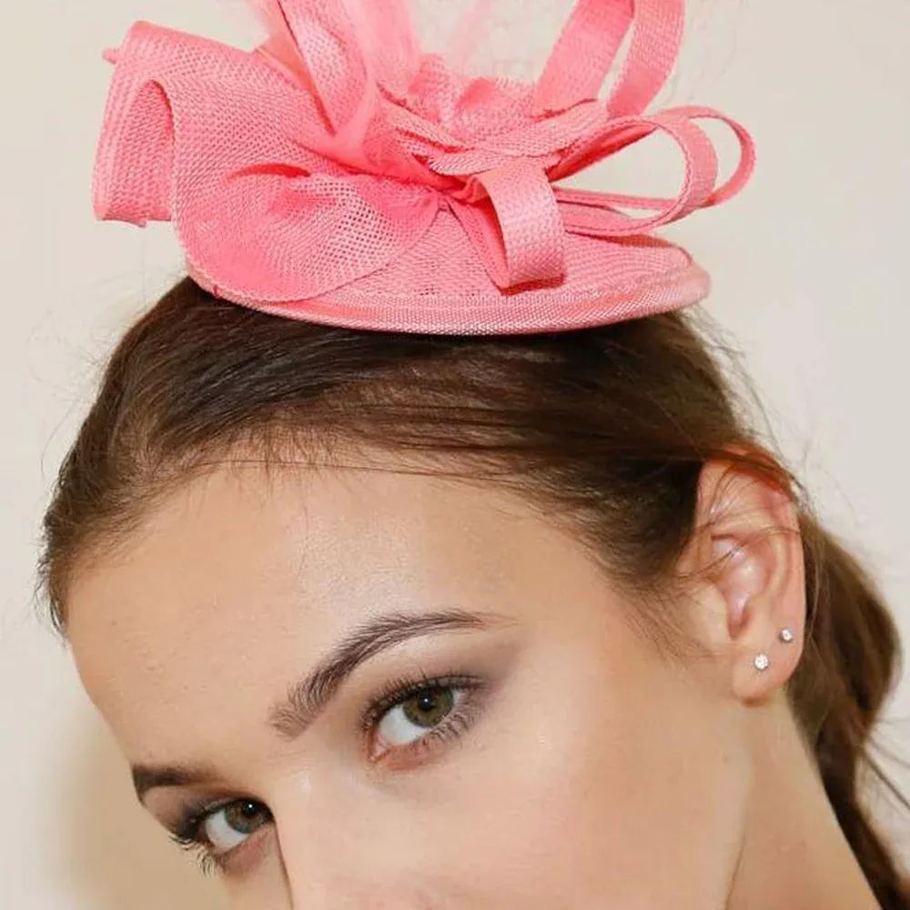 Ruby Rocks Jacinta Fascinator - Pink