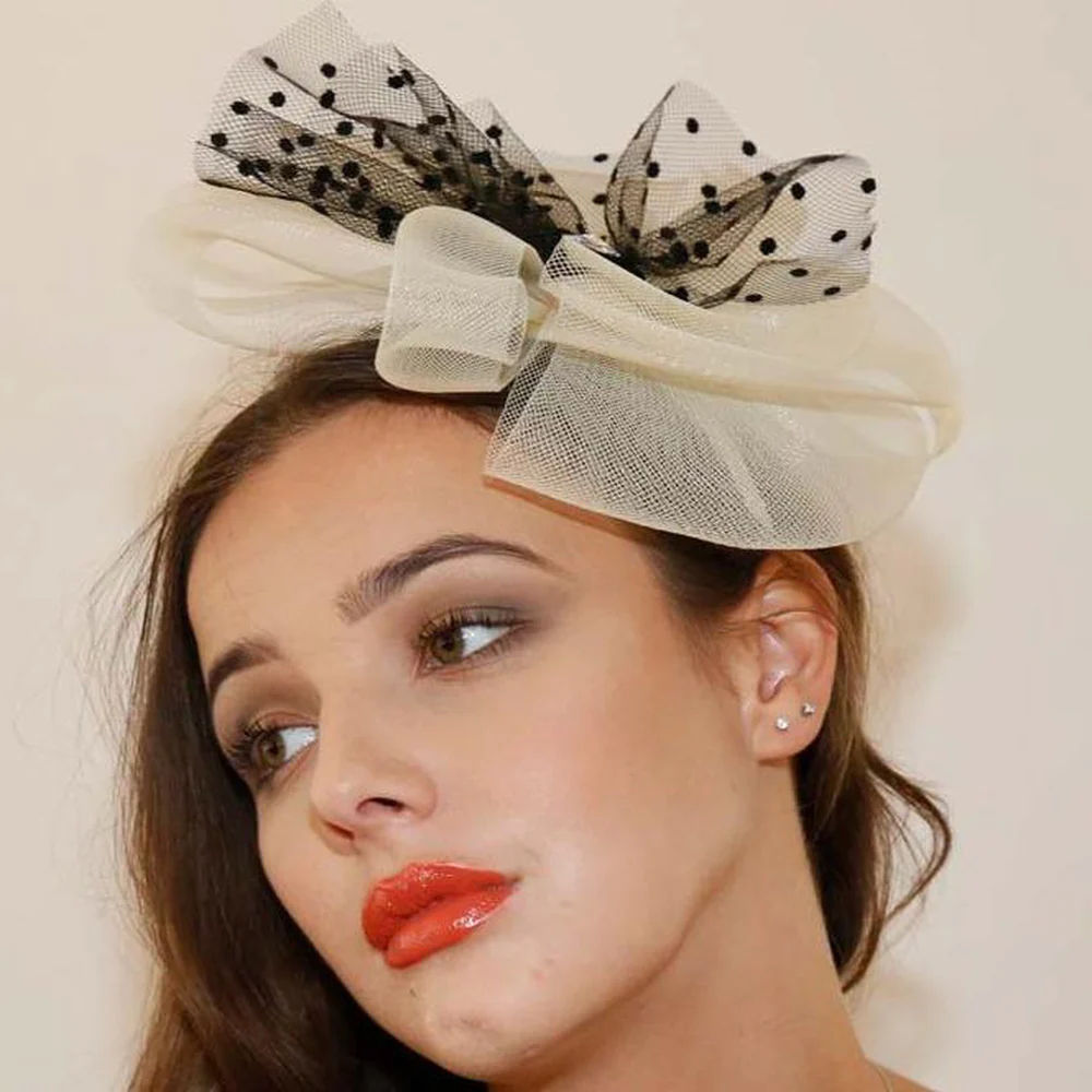 Ruby Rocks Peni Fascinator - Beige