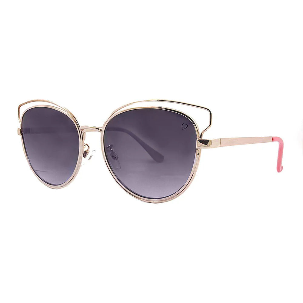 Ruby Rocks Metal 'Santorini' Skeleton Frame sunglasses in Gold