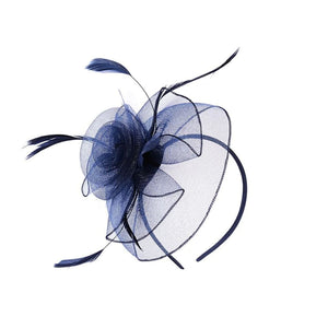 Ruby Rocks Cynthia Fascinator - Navy